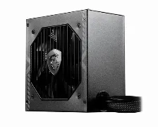 Fuente De Poder Msi 650w 80plus Bronze, 20+4 Pin Atx, Cables Fijos, Negra